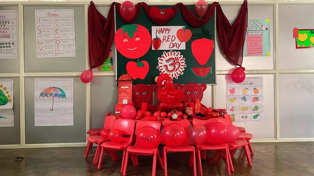Red Day celebration for Pre-primary students-2022